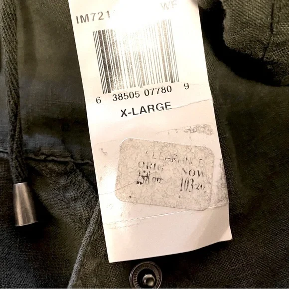 Three Dots Cool Cargo Jacket NWT Size XL - Picture 12 of 13